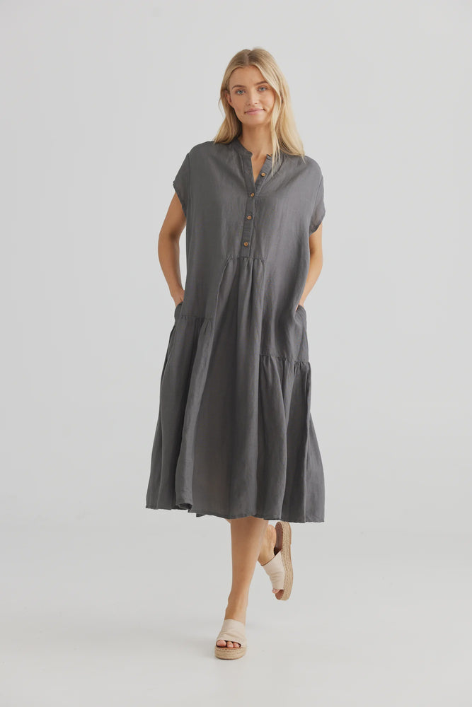 Dune Dress - Charcoal