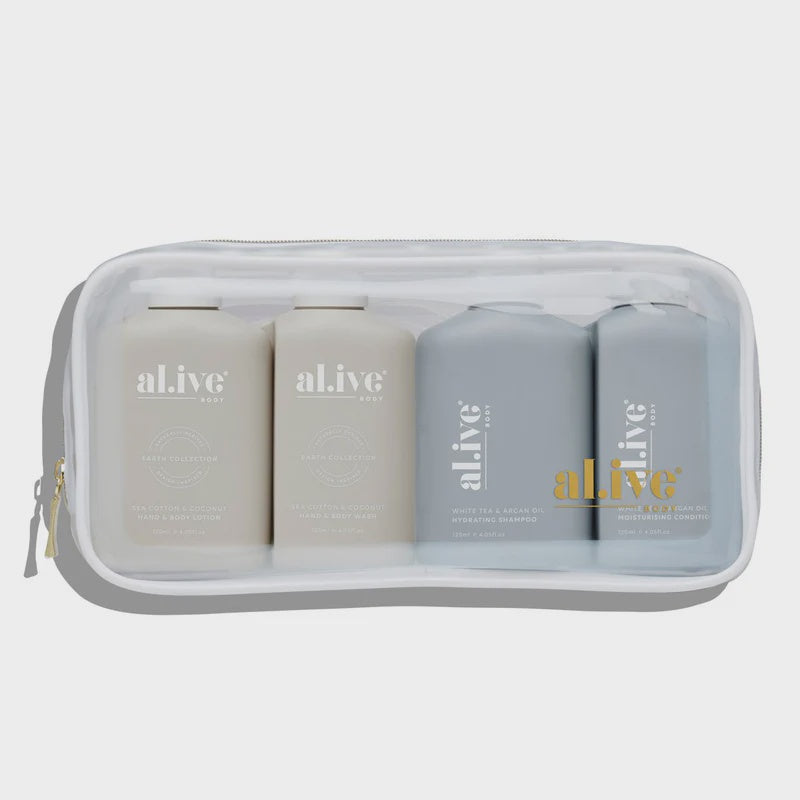 Alive Body Hair & Body Travel Pack of 4
