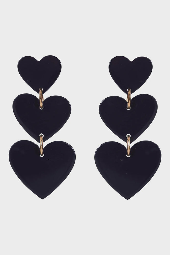 La Vie Heart Earring - Sapphire