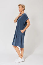 Maluku Dress - Indigo