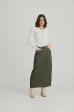 Macey Skirt - Olive