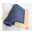 Timber & Leather Navy Clutch