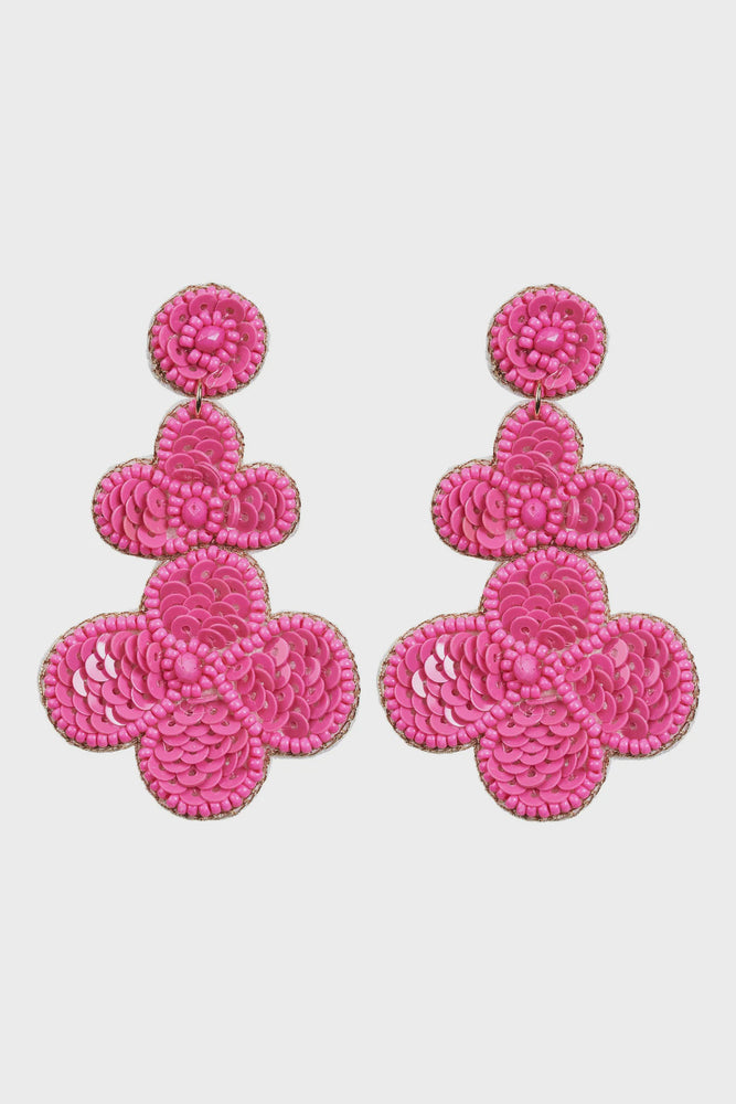 Cayman Flora Earring - Neon