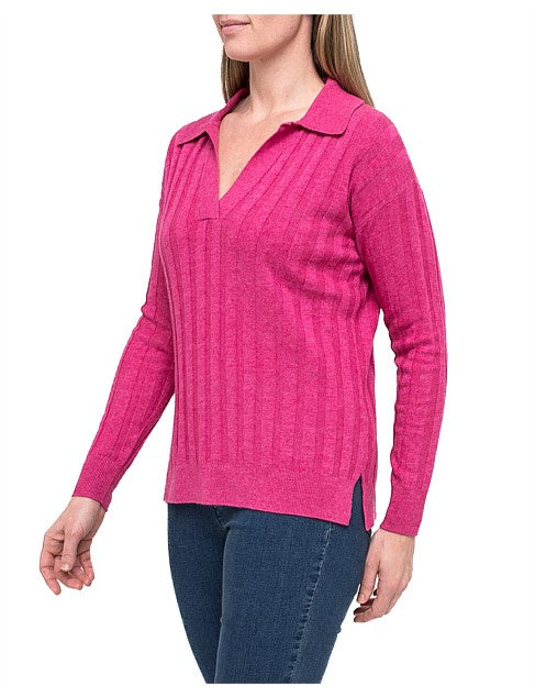Rib Collared Pullover – OllieandI