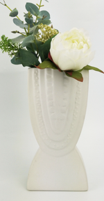 Addie Rainbow Vase - Lge White