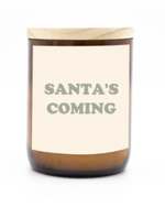 Soy Candle - Santa's Coming Green