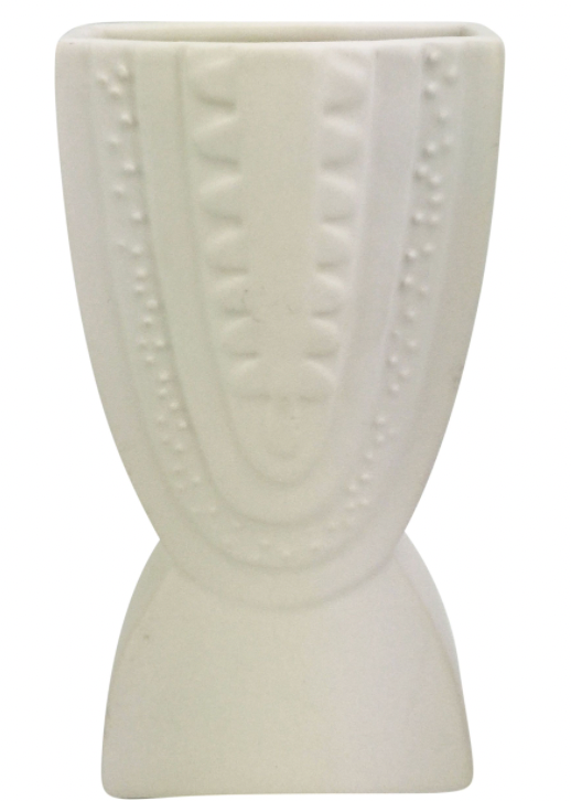 Addie Rainbow Vase - Lge White