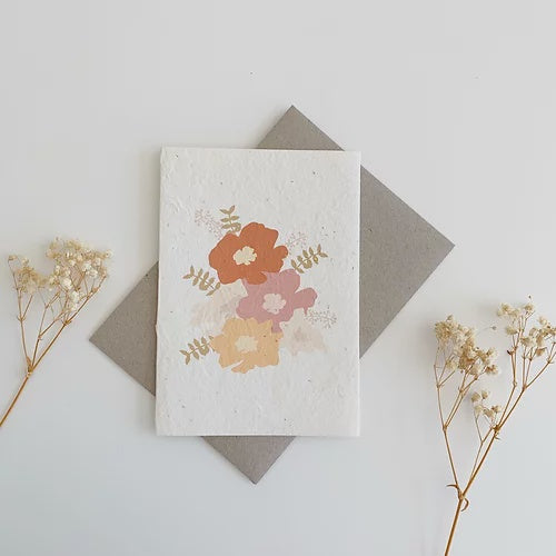 Summer Blossoms Seed Card