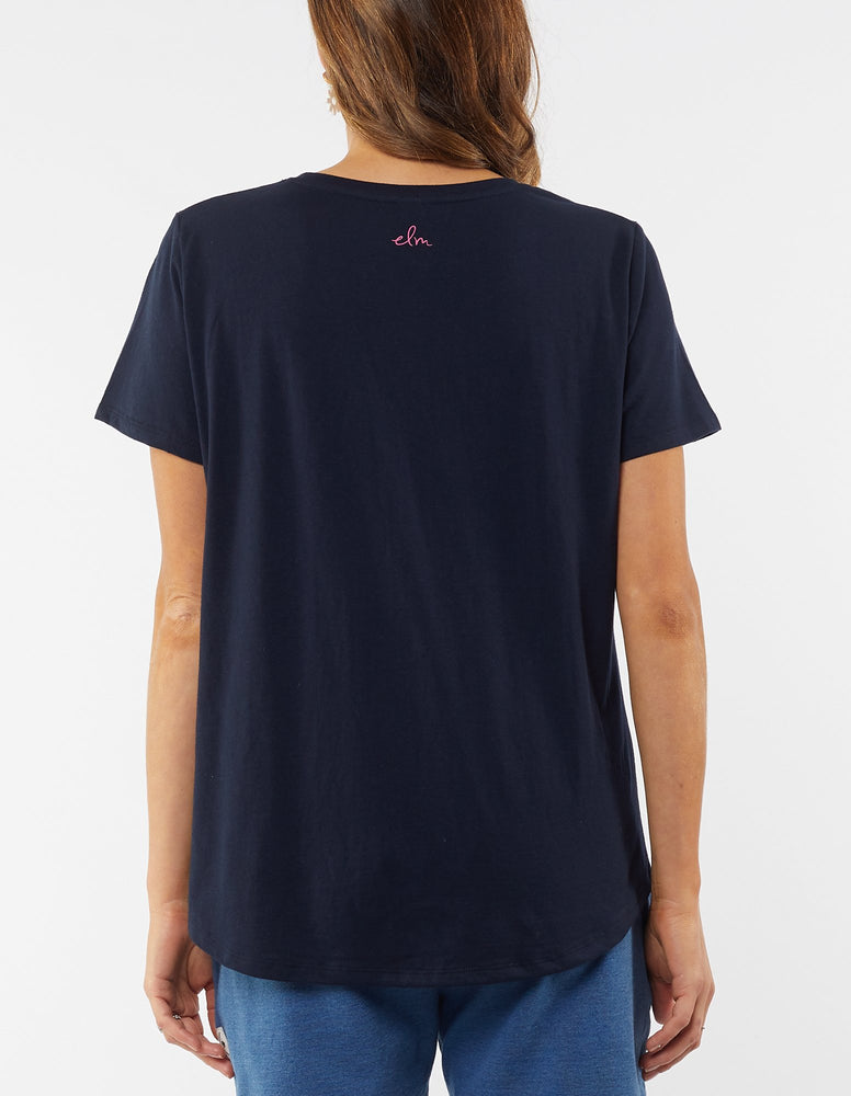 Terry Toucan Tee - Navy