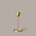 Fountain brass candle holder- large