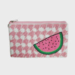 Watermelon Beaded Pouch